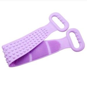 Silicone bath scrub/back belt/towel